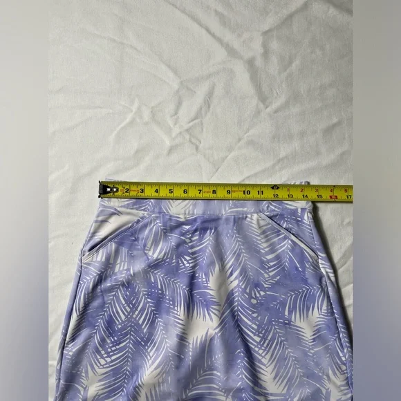 Peter Millar tropical Palm Performance Athletic golf Tennis Skort Women Sz S - Picture 3 of 6